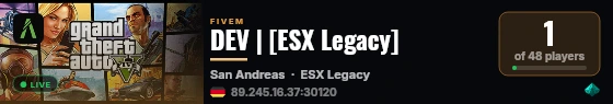 DEV | [ESX Legacy] live status badge