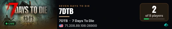7DTB live status badge