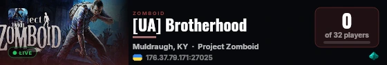 [UA] Brotherhood live status badge