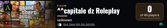 ^^capitale dz Roleplay live status badge