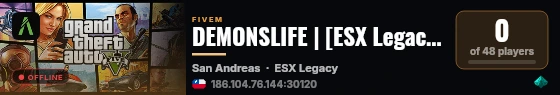 DEMONSLIFE | [ESX Legacy] live status badge