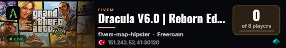 Dracula V6.0 | Reborn Edition live status badge