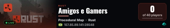 Amigos e Gamers live status badge