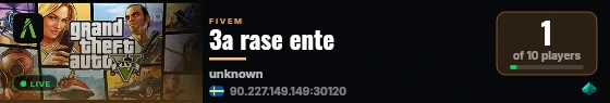 3a rase ente live status badge