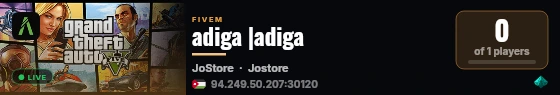 adiga |adiga live status badge