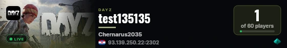test135135 live status badge