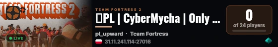 █PL | CyberMycha | Only Upward  | RTD | Fast Respawn█ live status badge