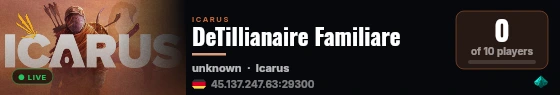 DeTillianaire Familiare live status badge