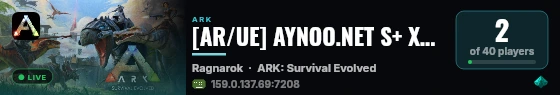 [AR/UE] AYNOO.NET S+ X20 Primal Fear  6  PVE - (v361.7) live status badge