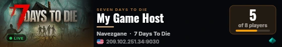 My Game Host live status badge