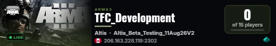 TFC_Development live status badge