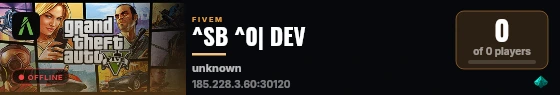 ^SB ^0| DEV live status badge