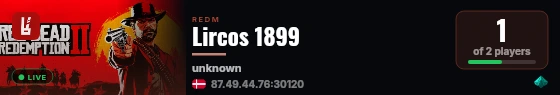 Lircos 1899  live status badge
