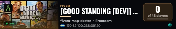 [GOOD STANDING [DEV]] GOOD STANDING DEV live status badge