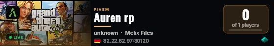 Auren rp live status badge