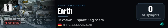 Earth live status badge