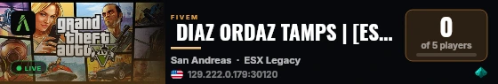  DIAZ ORDAZ TAMPS | [ESX Legacy] live status badge