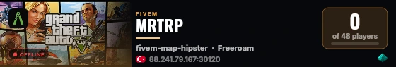 MRTRP live status badge