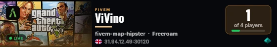 ViVino live status badge