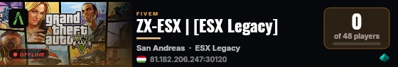 ZX-ESX | [ESX Legacy] live status badge
