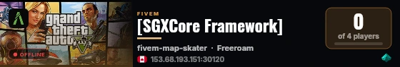 [SGXCore Framework] live status badge