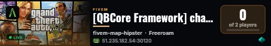 [QBCore Framework] change-me live status badge