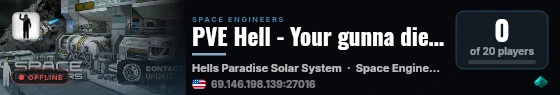 PVE Hell - Your gunna die alot! live status badge