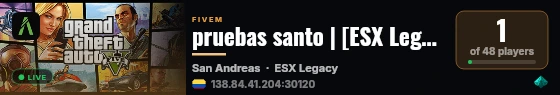 pruebas santo | [ESX Legacy] live status badge