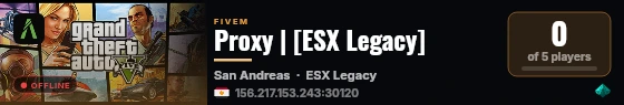 Proxy | [ESX Legacy] live status badge