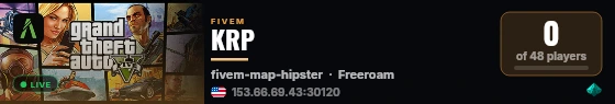 KRP live status badge