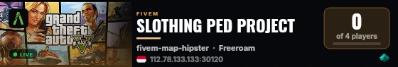 SLOTHING PED PROJECT live status badge
