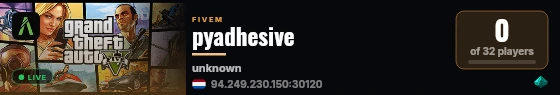 pyadhesive live status badge