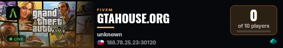 GTAHOUSE.ORG live status badge