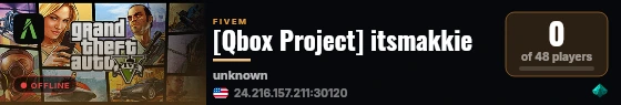 [Qbox Project] itsmakkie live status badge