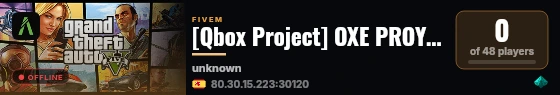 [Qbox Project] OXE PROYECT live status badge