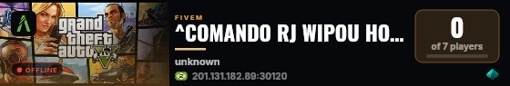 ^COMANDO RJ WIPOU HOJE 07-10🌈 live status badge