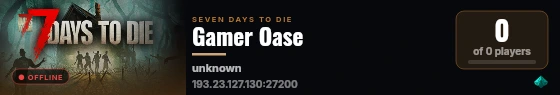 Gamer Oase live status badge