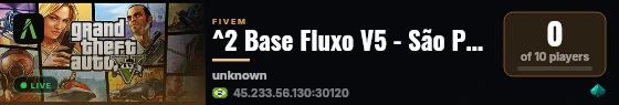 ^2 Base Fluxo V5 - São Paulo 👻 ^7 | ✅ Base Completa e Inovadora ✅ | 🎮 https://discord.gg/fluxoshop live status badge