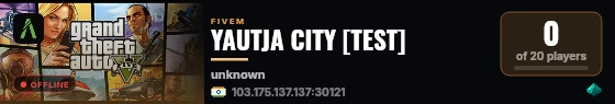 YAUTJA CITY [TEST] live status badge