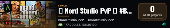 🔹 Nord Studio PvP 🔹 #BETA live status badge