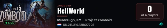 HellWorld live status badge