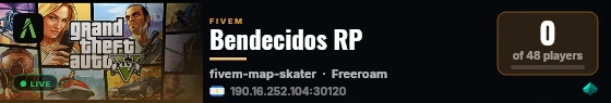 Bendecidos RP live status badge