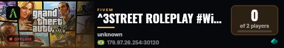 ^3STREET ROLEPLAY #Wipou 🌈 live status badge