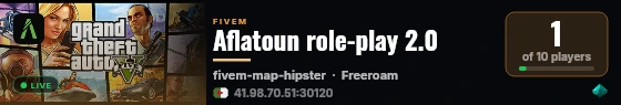 Aflatoun role-play 2.0 live status badge