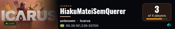 HiakuMateiSemQuerer live status badge