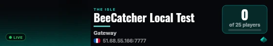 BeeCatcher Local Test live status badge