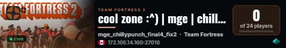 cool zone :^) | mge | chillypunch live status badge