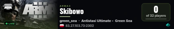 Skibowo live status badge
