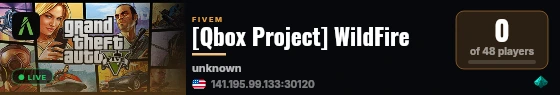 [Qbox Project] WildFire live status badge