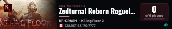 Zedturnal Reborn Roguelike Redux live status badge